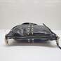 Michael Kors Black Patent Leather Studded Crossbody Bag 14x12x2" image number 4