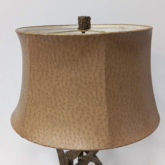 Pair of Antler Table Lamps with Shades image number 6