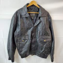 VTG Napoline Leather Outfitters Genuine Leather Jacket Size L