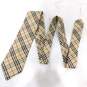 Burberry London Classic Beige Check Plaid Men's Tie with COA image number 3