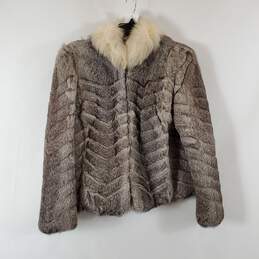 ADA Women's Rabbit Fur Jacket SZ M