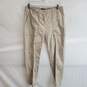 Eileen Fisher Organic Cotton Blend Khaki Pants Women's Size XS image number 1