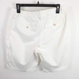 Tommy Bahama Women White Chino Shorts Sz 10 NWT alternative image