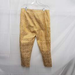 NWT Francis Valentine New York WM's Floral Gold Jacquard Blend Petrie Pants Size 10 alternative image