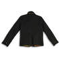 Womens Black Long Sleeve Flap Pocket Full-Zip Quilted Jacket Size XS image number 2