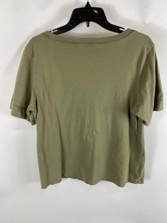 Tommy Bahama Welcome Green Scoop Neck Blouse XL image number 2