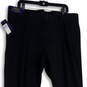 NWT Mens Black Flat Front Classic Fit Straight Leg Chino Pants Size 40TX36 image number 3