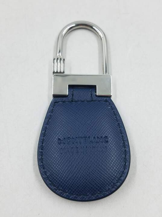 Authentic Montblanc Navy Meisterstuck Key Fob Keychain image number 1