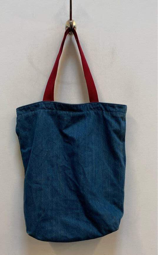 Levi's Tote Bag Blue Denim Micky Pocket image number 2