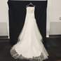 Manuel Mota Women's Ivory White Wedding Dress SZ 27 NWT image number 2