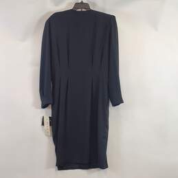 Chaus Women Black/ Pearlized Button Dress Sz16 NWT alternative image