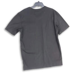Mens Black V-Neck Chest Pocket Short Sleeve Pullover T-Shirt Size X-Large alternative image