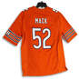Mens Orange Chicago Bears Khalil Mack #52 NFL Football Jersey Size Medium image number 2