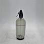 Vntg Soda Siphon Seltzer Glass Bottle With Wire Mesh Cover image number 1