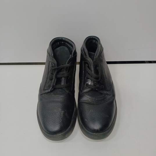 Salvatore Ferragamo Black Fur Lined Boots Men's Size 10EE image number 1