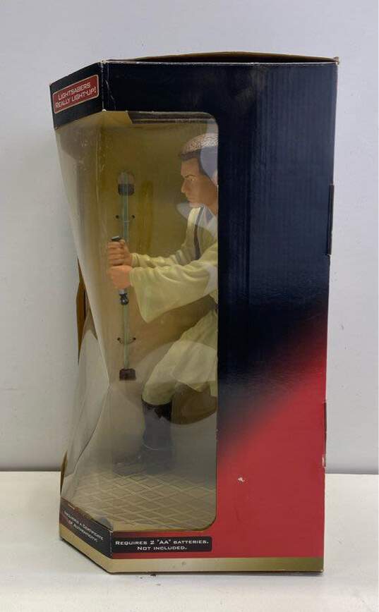 Star Wars Episode 1 Obi-Wan Kenobi Mega Collectible 13 Inch Tall Action Figure image number 3
