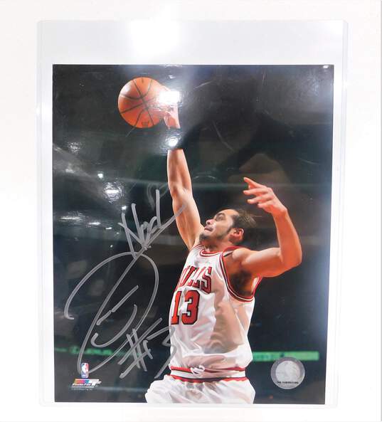 Joakim Noah Autographed 8x10 Photo Chicago Bulls image number 1