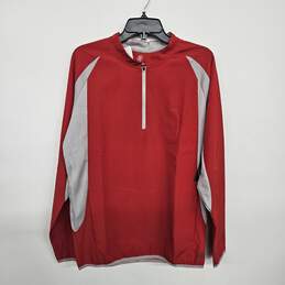 Red Grey Long Sleeve Cage Jacket