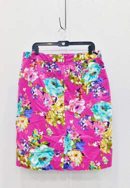 Charter Club Women's Floral Mini Skirt Size 14 alternative image