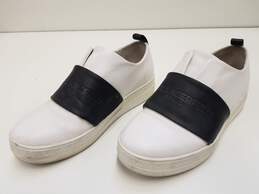 Karl Lagerfeld Paris Asha Women's Slip-On Shoes White/Black Size 6