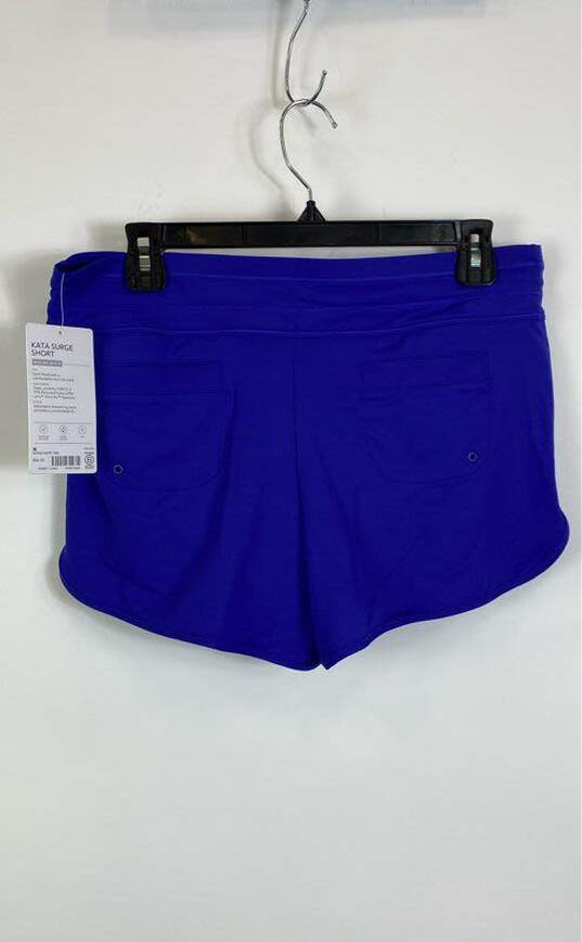 Athleta Women's Blue Athletic Shorts- S NWT image number 2