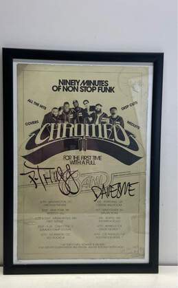 Framed & Signed Chromeo Tour Poster