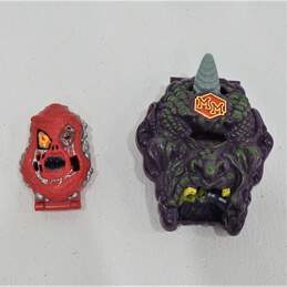 VTG 90s Bluebird Mighty Max Outwits Cyclone Doom Zone & Lava Beast Horror Playsets
