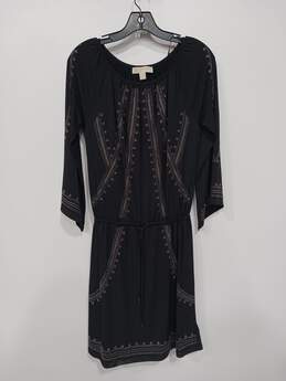 Women's Michael Kors Black Embellished Blouson Dress Sz XS NWT