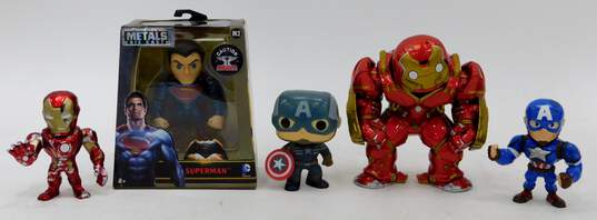 Marvel DC Comics Iron Man Captain America Superman Die Cast Funko Vinyl Figures image number 1
