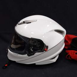 BiLT Raptor White Motorcycle Helmet Size XS w/ Bag alternative image