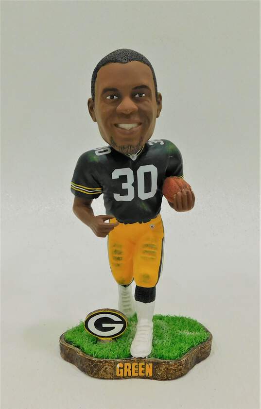 Legends of the Field Ahman Green #30 Green Bay Packers NFL Bobblehead image number 1