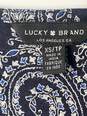 Lucky Brand Womens Blue Paisley  Sleeveless Shirt Size XS/TP image number 3