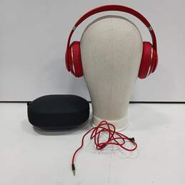 Beats Red Studio Wireless Headphones w/ Case
