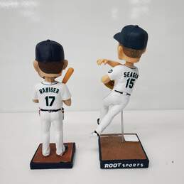 Pair of Mitch Haniger 5 Tool & Kyle Seager Root Sports Seattle Mariner Bobble Heads alternative image