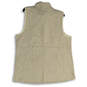 NWT Womens White Fleece Mock Neck Full-Zip Sweater Vest Size 1X Plus image number 2