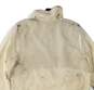 Womens Off White Microfleece Long Sleeve Half-Zip Jacket Size Small image number 4