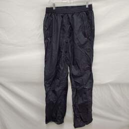 Marmot MN's Black Nylon Windbreaker Pants Size L