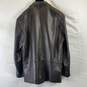 Lobi Lobi Men Black Leather Jacket XL image number 2