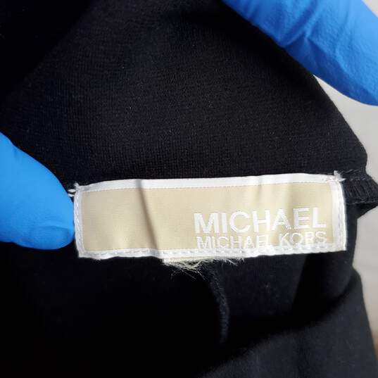MICHAEL Michael Kors Black Faux Leather Leggings WM Size L image number 3