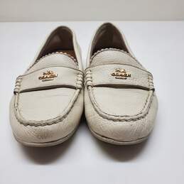 Coach Odette White Women's Loafer's Boat Shoes Size 7B alternative image