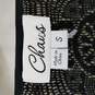 Chaus Women Black Lace Blouse s NWT image number 3