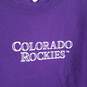 Mens Colorado Rockies Cotton Crew Neck Pullover Baseball-MLB T-Shirt Size Large image number 4