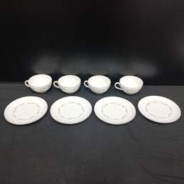 8pc. Royal Doulton Fine Bone China Coronet Cups and Plates Set