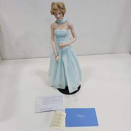 Franklin Mint Diana Princess Of Wales Porcelain Doll IOB alternative image
