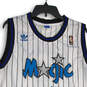 Mens White Blue Orlando Magic Tracy McGrady #1 MBA Basketball Jersey Size L image number 3
