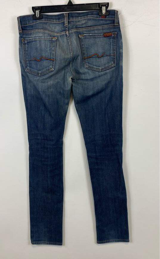 7 for all mankind Blue Pants - Size 28 image number 4