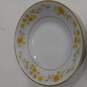 Bundle of 2 Contemporary Noritake Yellow Floral Blossom China Dessert Bowls And 10 Bread Plates image number 2