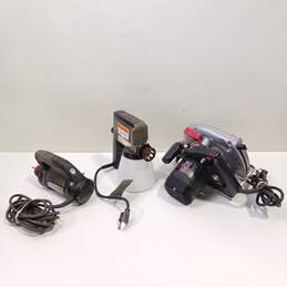 Bundle Of 3 Assorted Power Tools Roto Zip, Wagner Power Painter And Skilsaw alternative image