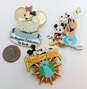 Collectible Disney Mickey & Minnie Mouse & Goofy Enamel Trading Pins 33.2g image number 6
