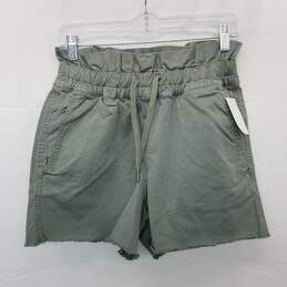DL 1961 Yara High Waisted Thyme Green Shorts Size S